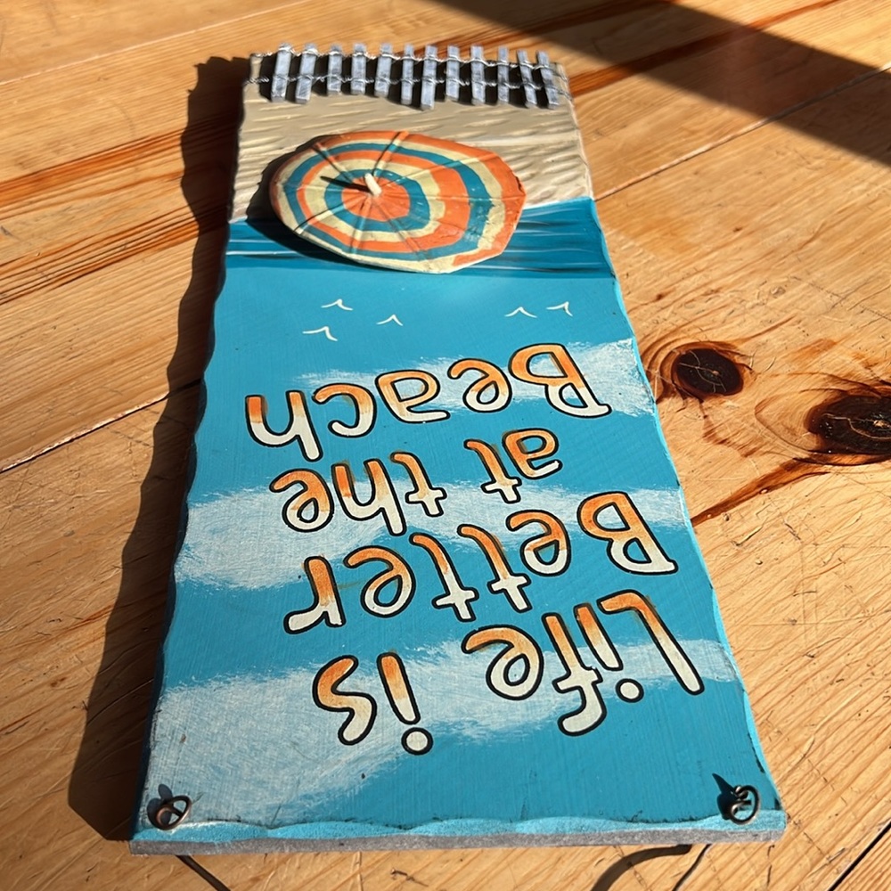 Distressed “Life is Better at the Beach” 3D Wall Art with Metal Hanger - Picture 11 of 16